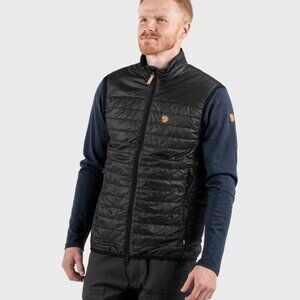 Fjallraven Abisko Padded Vest in Black Size XL